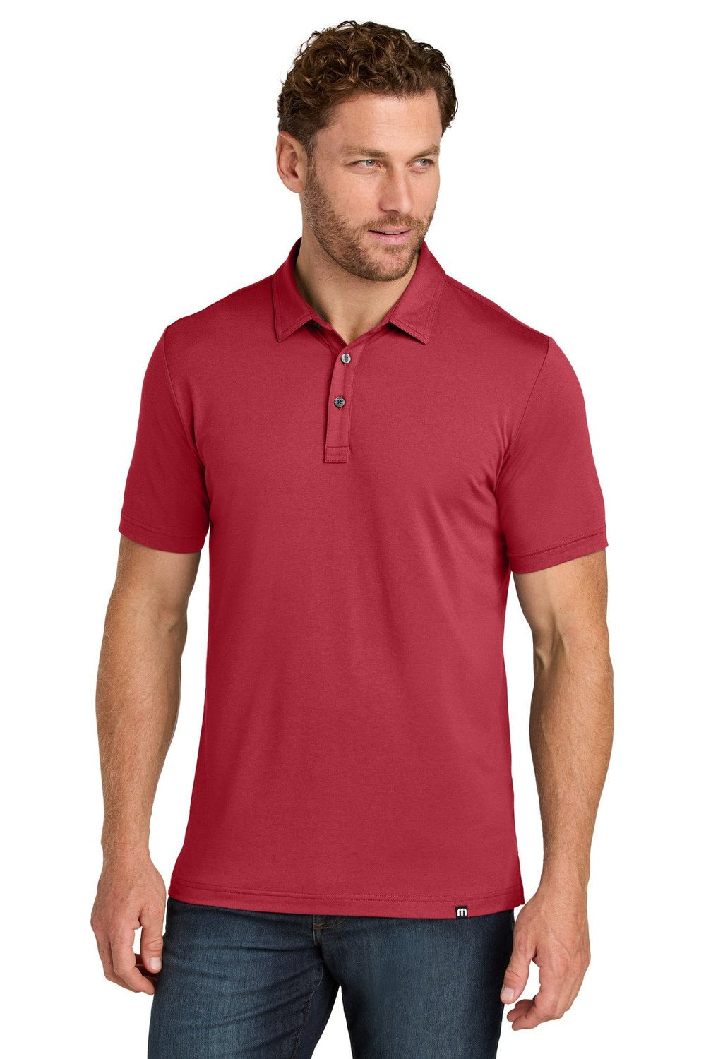 TravisMathew Men's Glenview Solid Polo TMA41461 Corporate Apparel Shirts & Tops