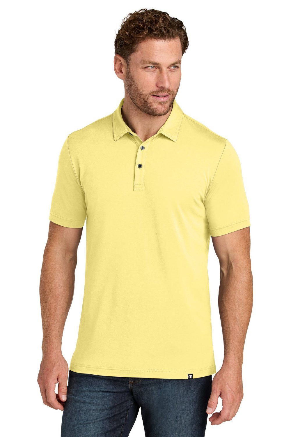 TravisMathew Men's Glenview Solid Polo TMA41461 Corporate Apparel Shirts & Tops