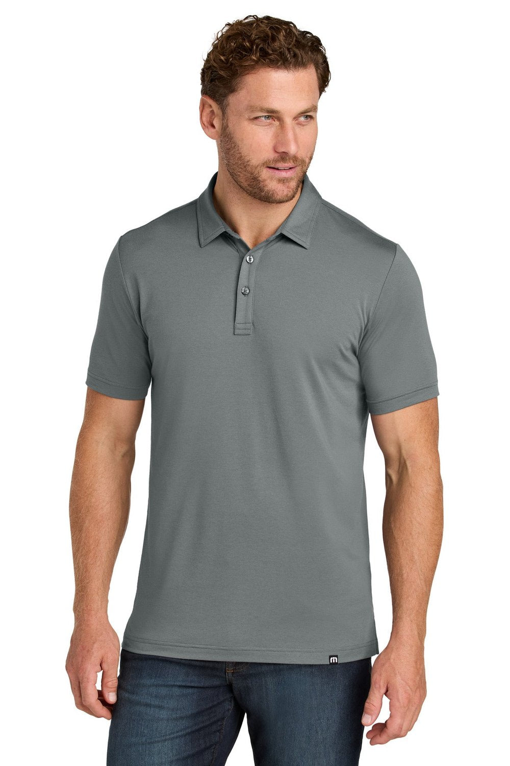 TravisMathew Men's Glenview Solid Polo TMA41461 Corporate Apparel Shirts & Tops