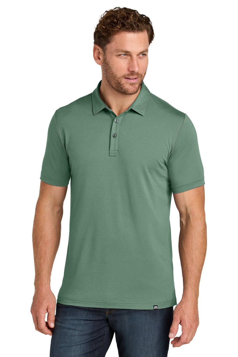 TravisMathew Men's Glenview Solid Polo TMA41461 Corporate Apparel Shirts & Tops