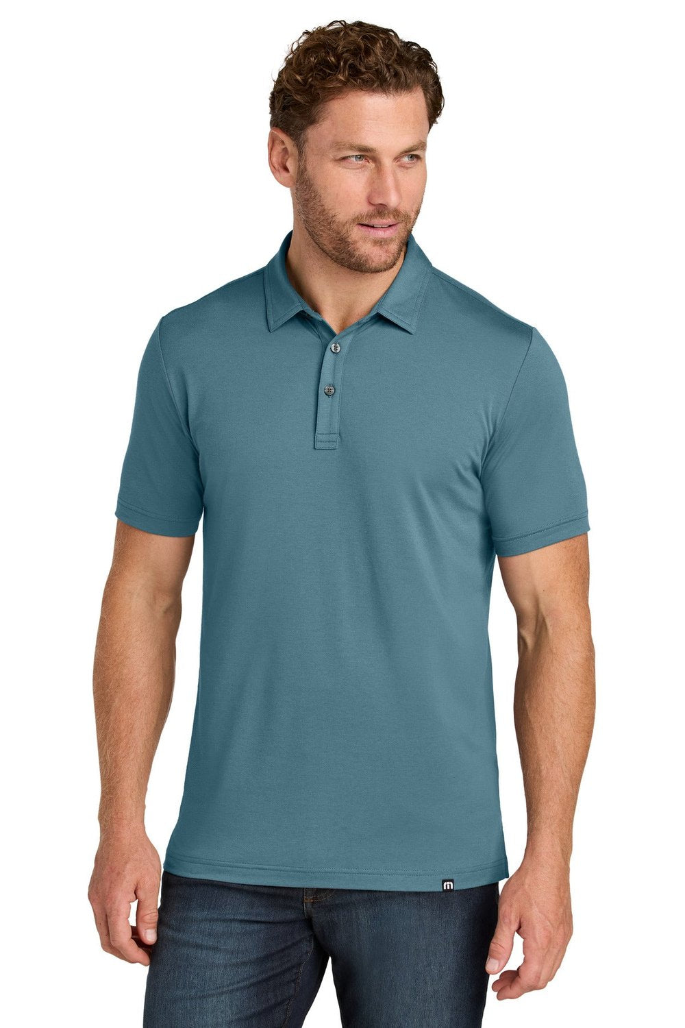 TravisMathew Men's Glenview Solid Polo TMA41461 Corporate Apparel Shirts & Tops