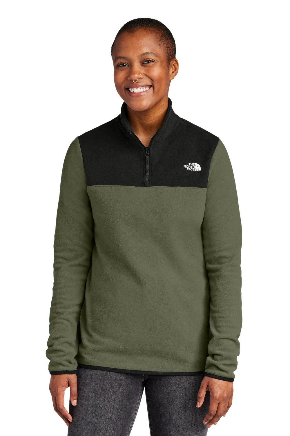 The North Face Women's Glacier 1/4-Zip Fleece NF0A7V4M Corporate Apparel Shirts & Tops