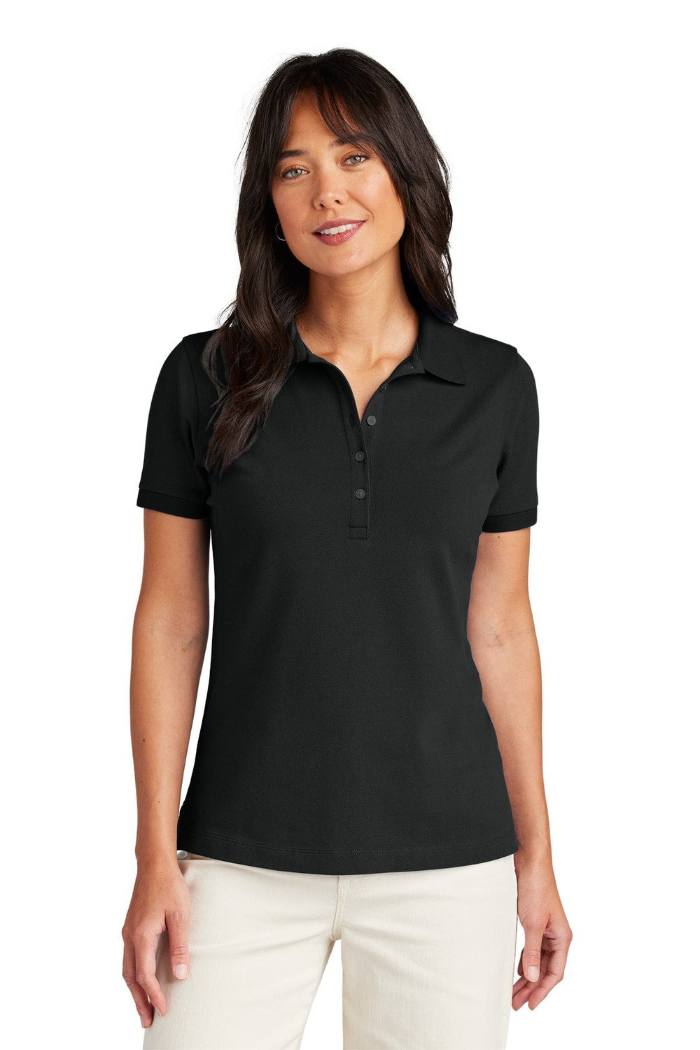 Brooks Brothers Women's Pima Cotton Pique Polo BB18201 Corporate Apparel Shirts & Tops