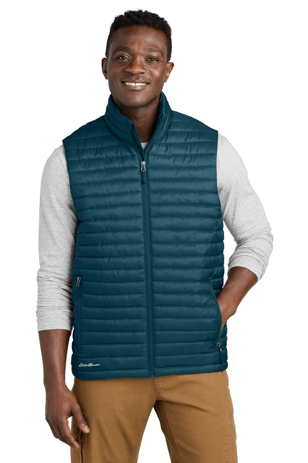 Eddie Bauer Packable Quilted Vest EB516 Corporate Apparel Jackets & Vests