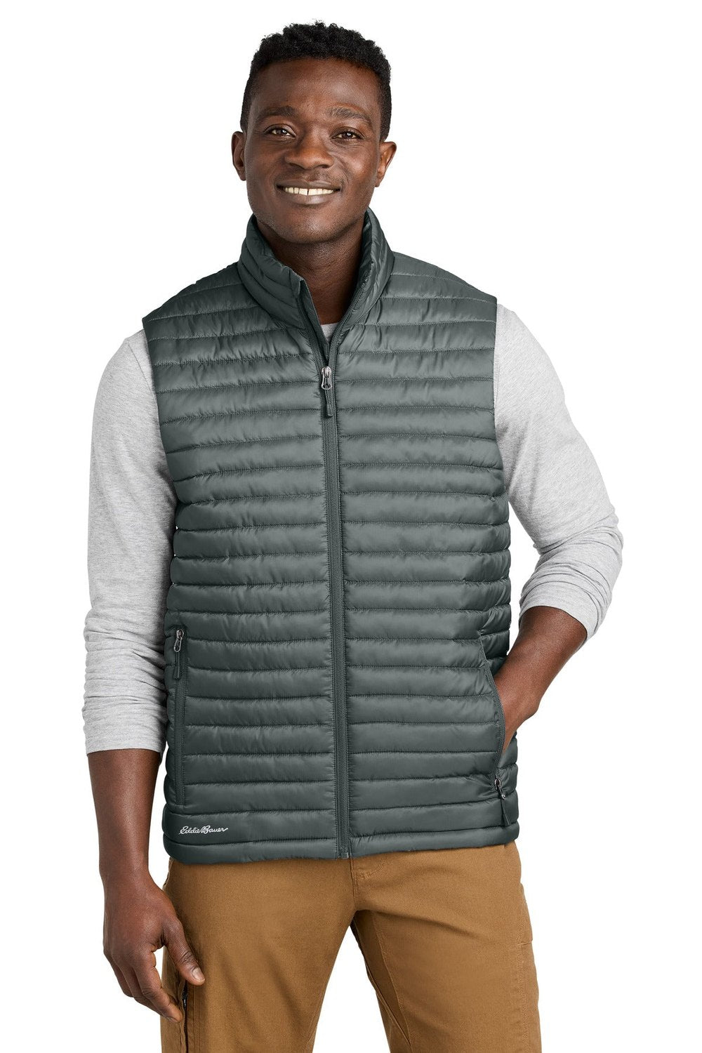 Eddie Bauer Packable Quilted Vest EB516 Corporate Apparel Jackets & Vests