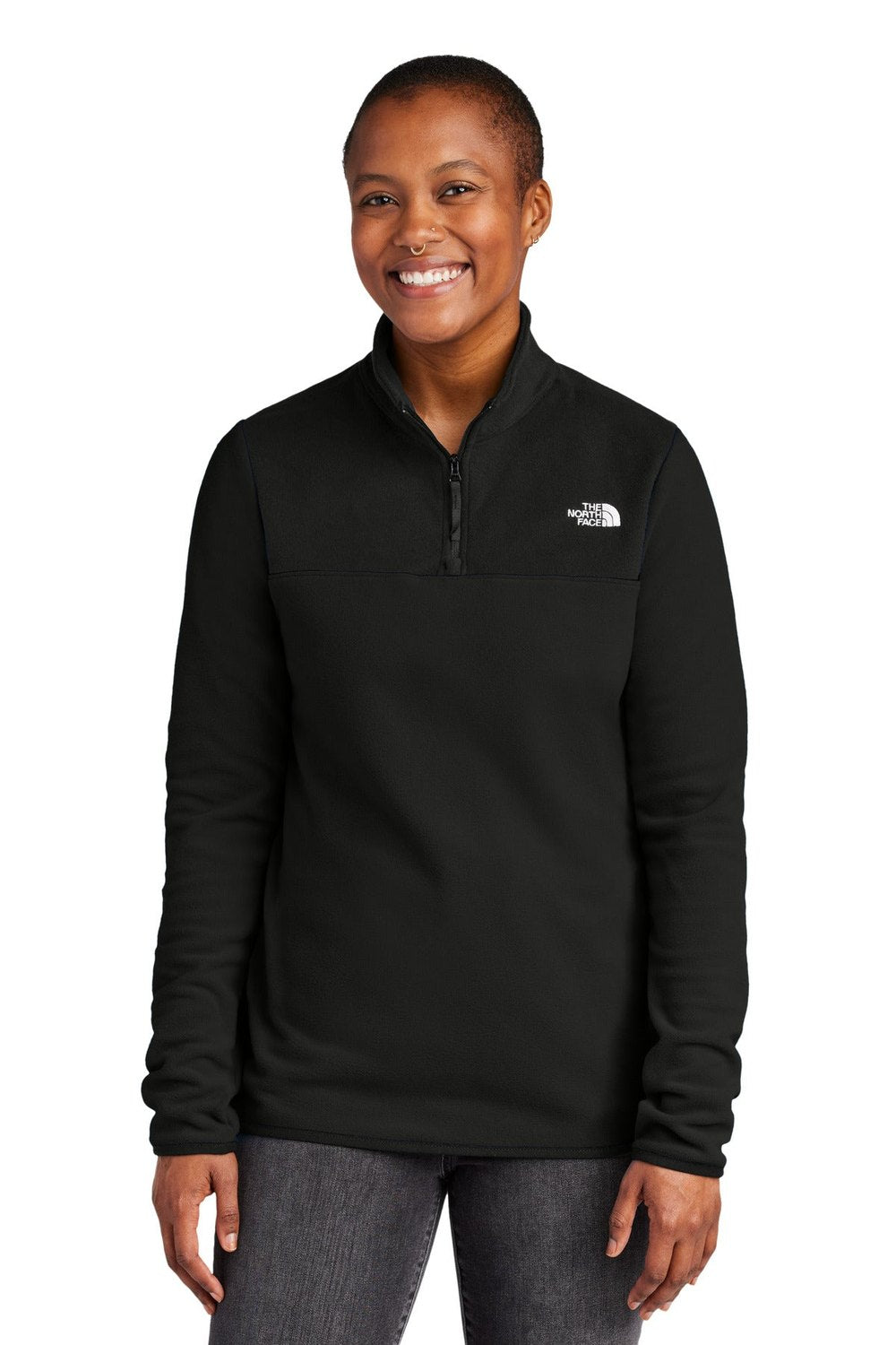 The North Face Women's Glacier 1/4-Zip Fleece NF0A7V4M Corporate Apparel Shirts & Tops
