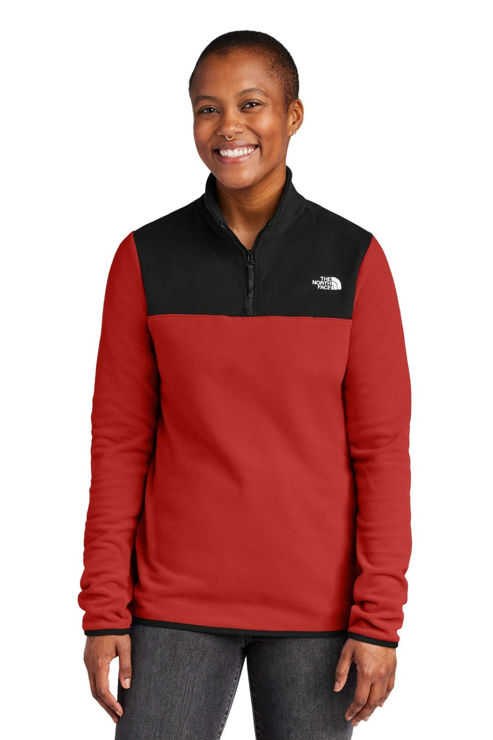 The North Face Women's Glacier 1/4-Zip Fleece NF0A7V4M Corporate Apparel Shirts & Tops