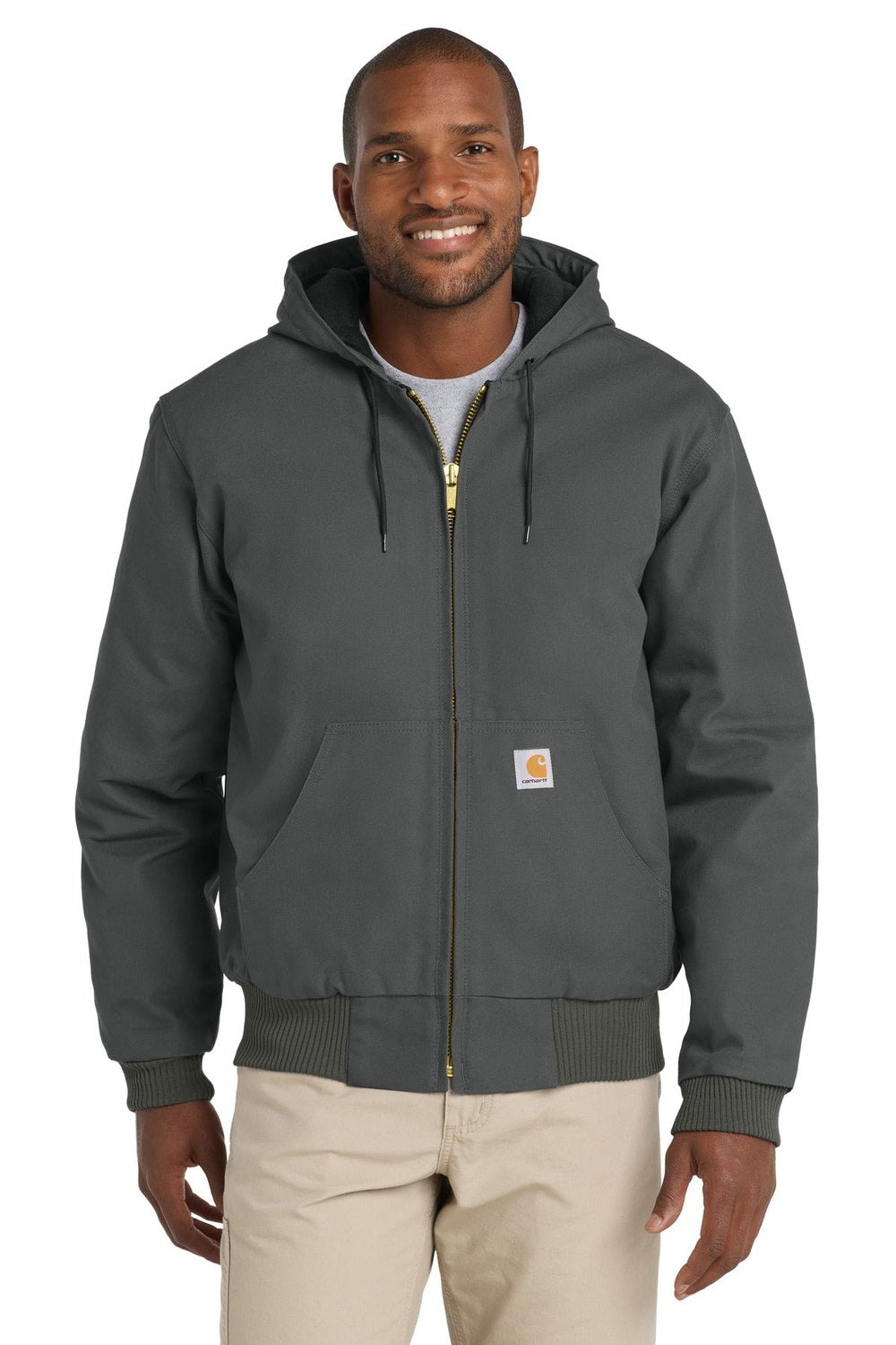 Carhartt Quilted-Flanne-Lined Duck Active Jacket Corporate Apparel Jackets & Vests