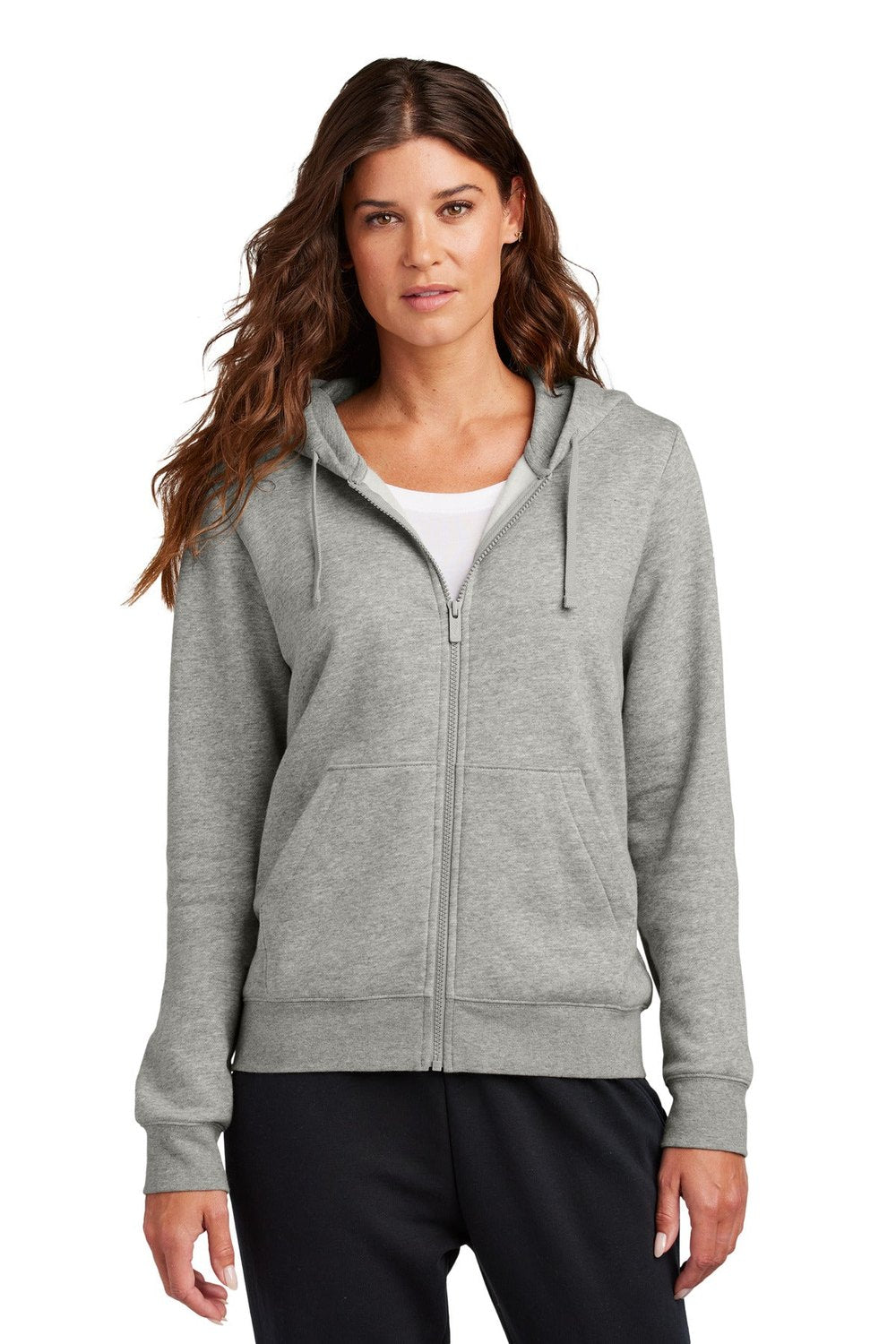 Nike Women's Club Fleece Sleeve Swoosh Full-Zip Hoodie NKFD9890 Corporate Apparel Shirts & Tops