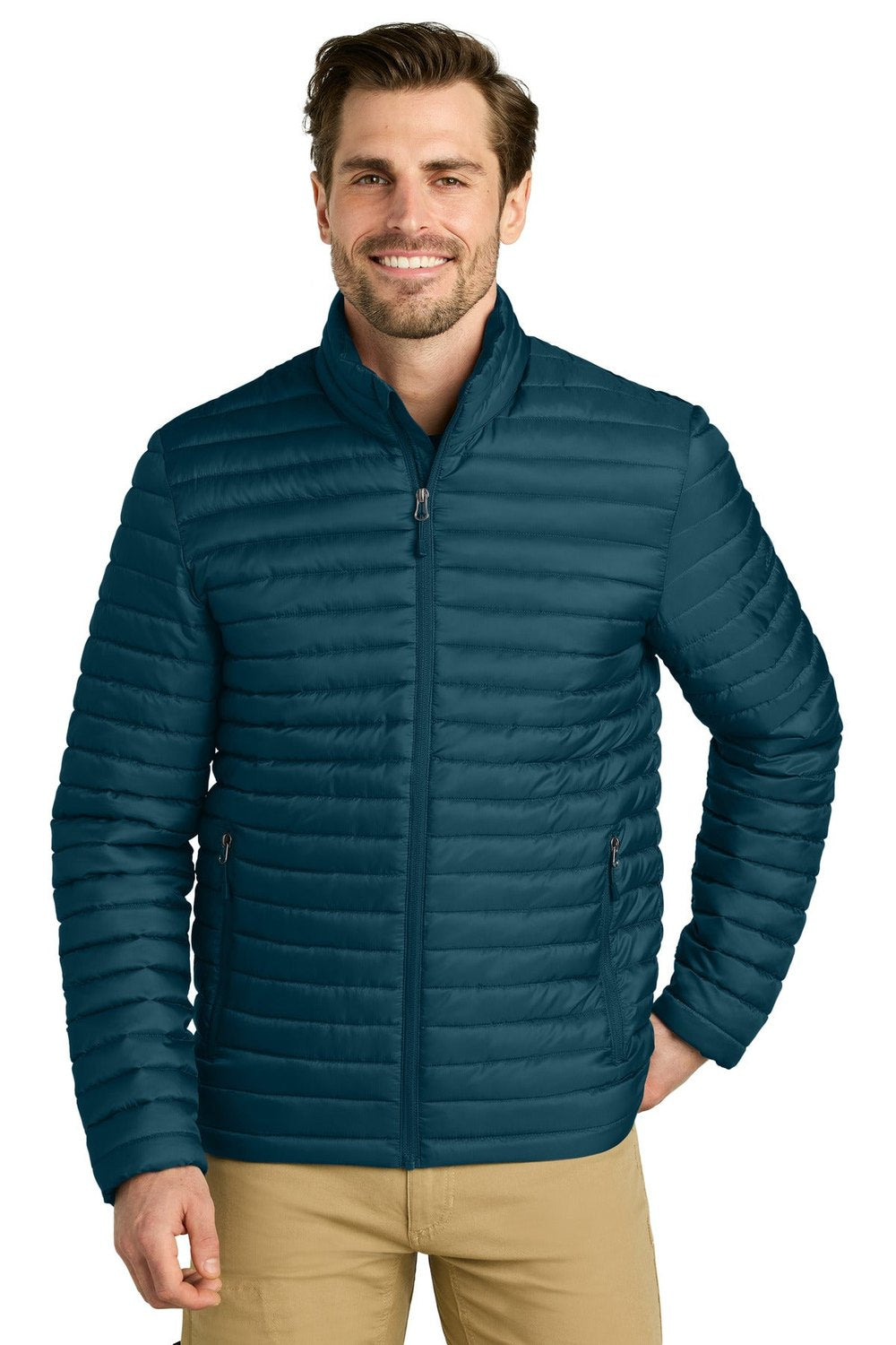 Eddie Bauer Men's Packable Quilted Full-Zip EB514 Corporate Apparel Jackets & Vests