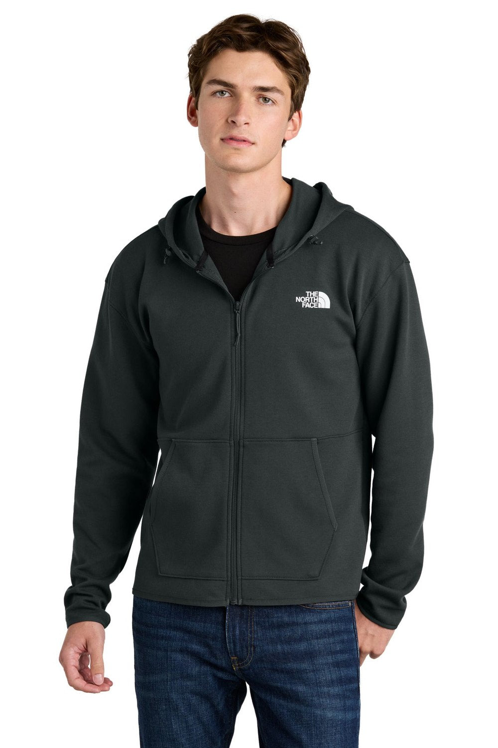 The North Face Double-Knit Full-Zip Hoodie NF0A8BUS Corporate Apparel Shirts & Tops