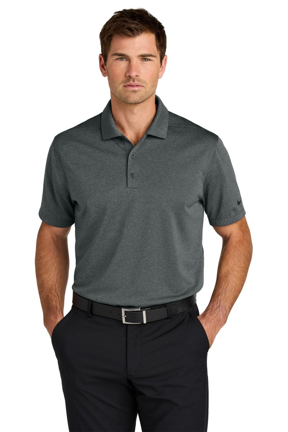 Nike Dri-FIT Smooth Heather Polo NKFQ4794 Corporate Apparel Shirts & Tops