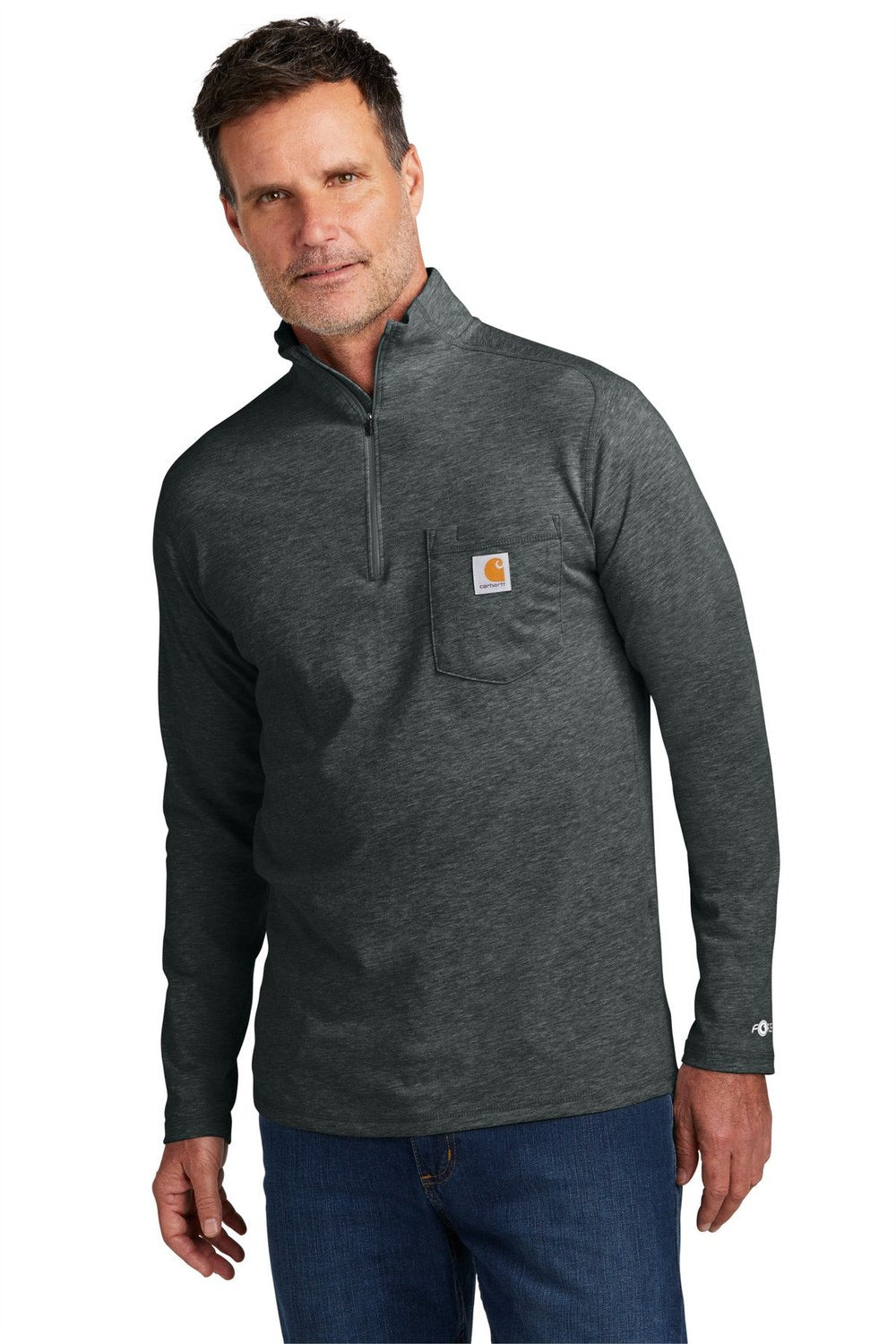 Carhartt Force 1/4-Zip Long Sleeve T-Shirt CT106660 Corporate Apparel Shirts & Tops