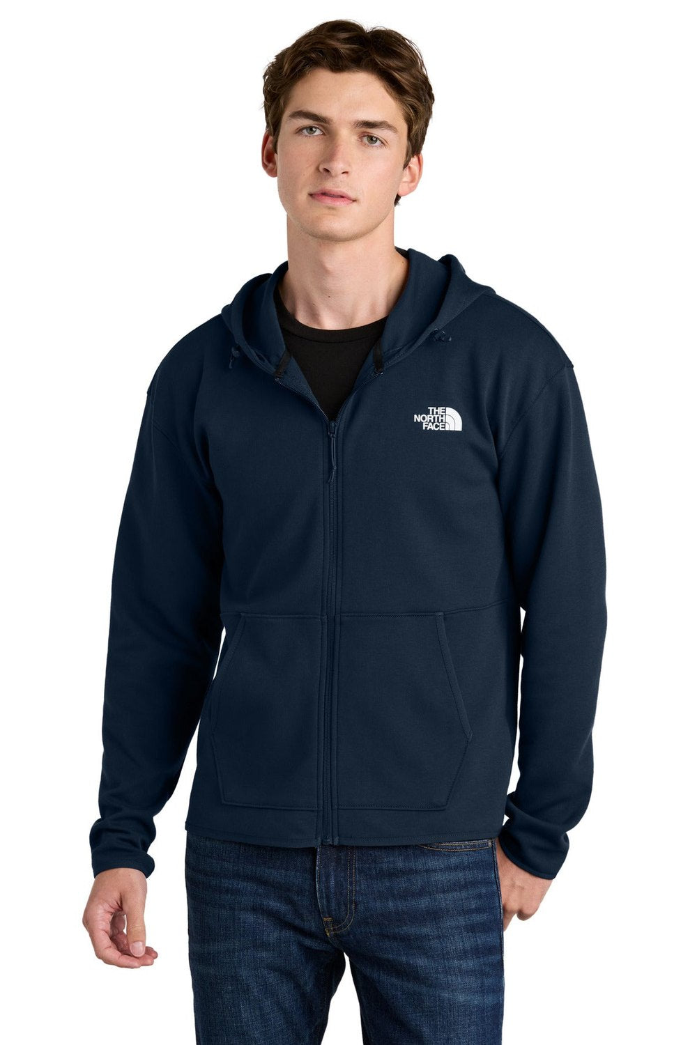 The North Face Double-Knit Full-Zip Hoodie NF0A8BUS Corporate Apparel Shirts & Tops