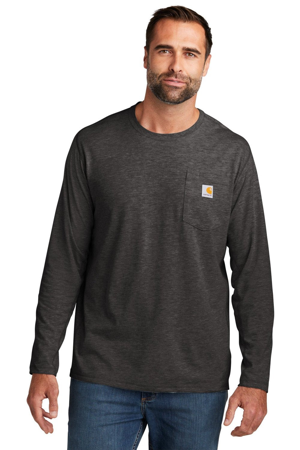 Carhartt Force Long Sleeve Pocket T-Shirt CT106656 Corporate Apparel Shirts & Tops