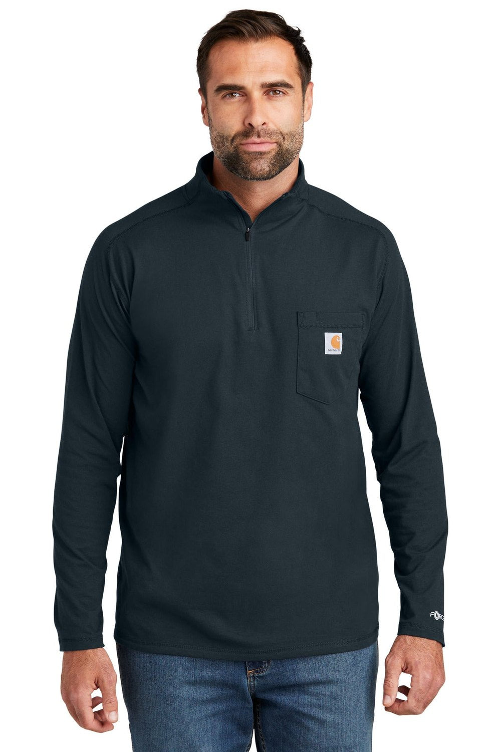 Carhartt Force 1/4-Zip Long Sleeve T-Shirt CT106660 Corporate Apparel Shirts & Tops