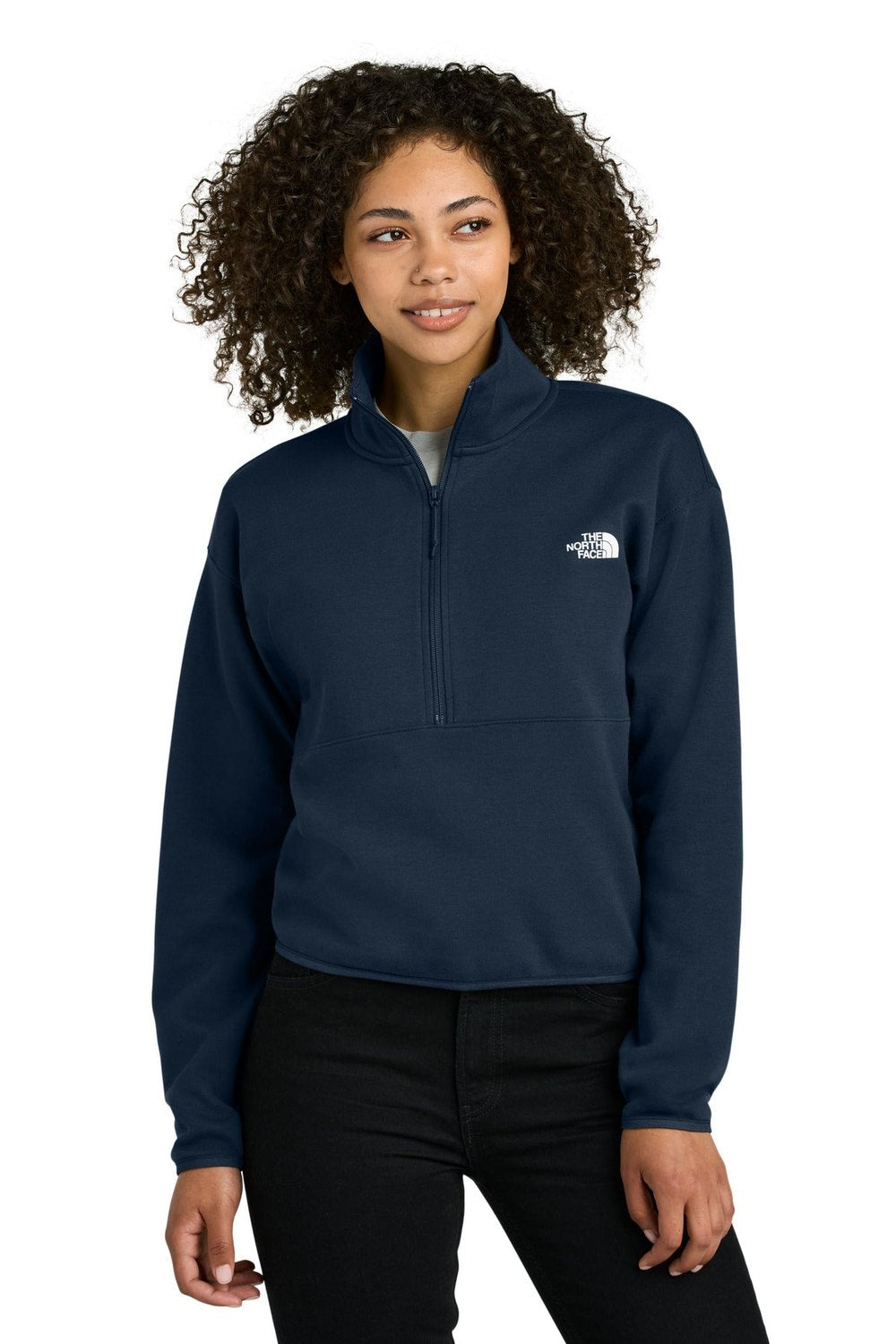The North Face Women's Double-Knit 1/2-Zip Fleece NF0A8C5H Corporate Apparel Shirts & Tops