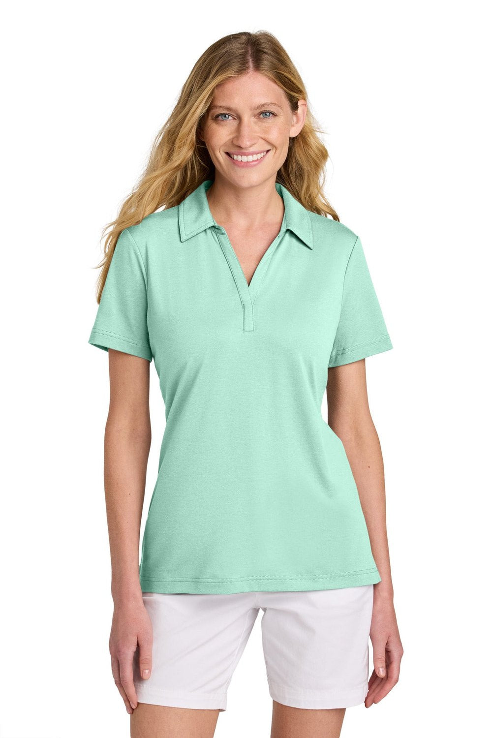 TravisMathew Women's Glenview Solid Polo TM1LF071 Corporate Apparel Shirts & Tops