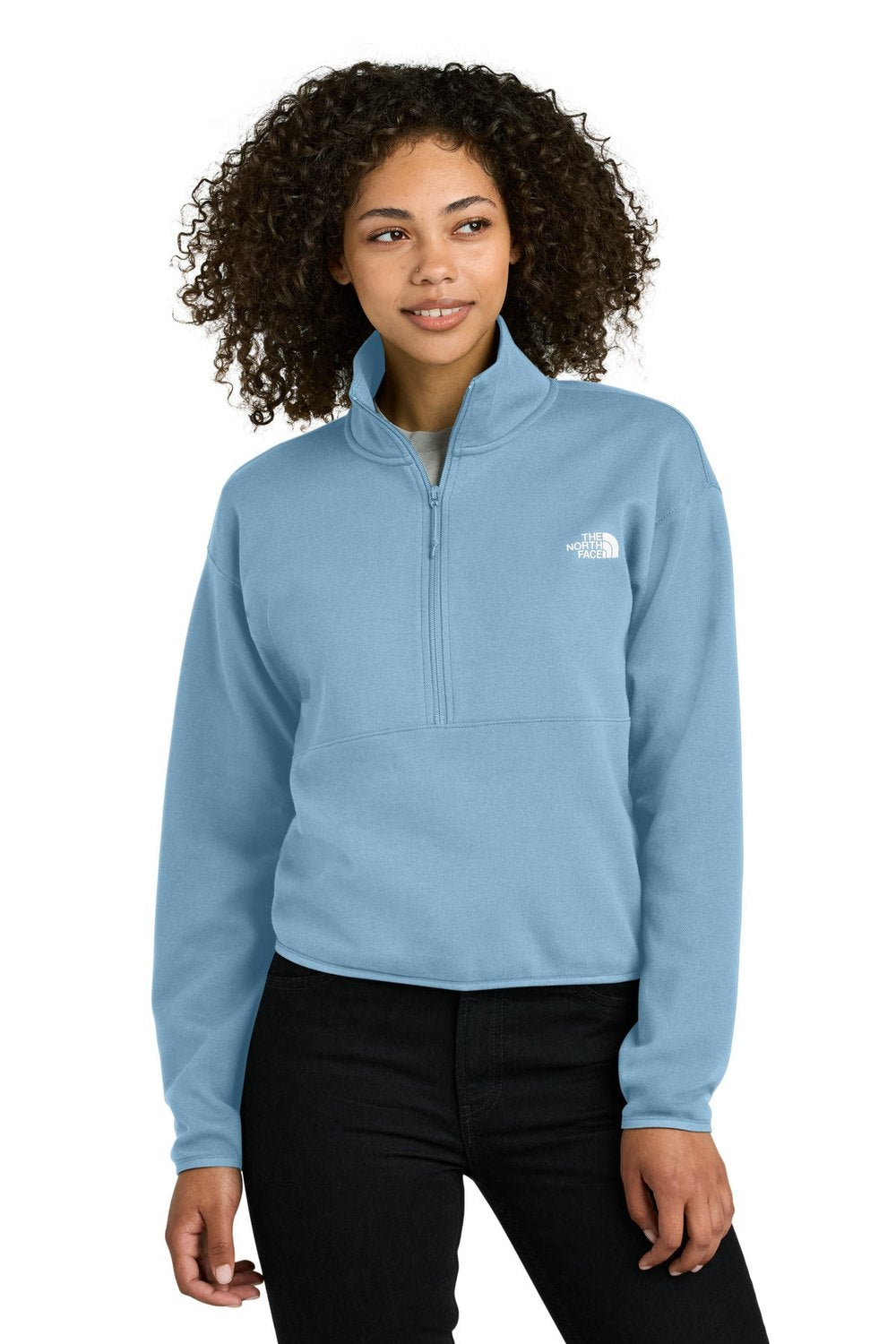 The North Face Women's Double-Knit 1/2-Zip Fleece NF0A8C5H Corporate Apparel Shirts & Tops