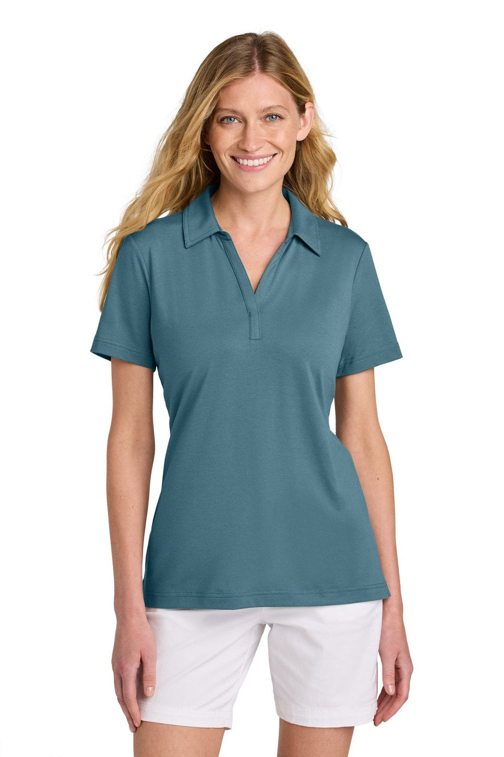 TravisMathew Women's Glenview Solid Polo TM1LF071 Corporate Apparel Shirts & Tops