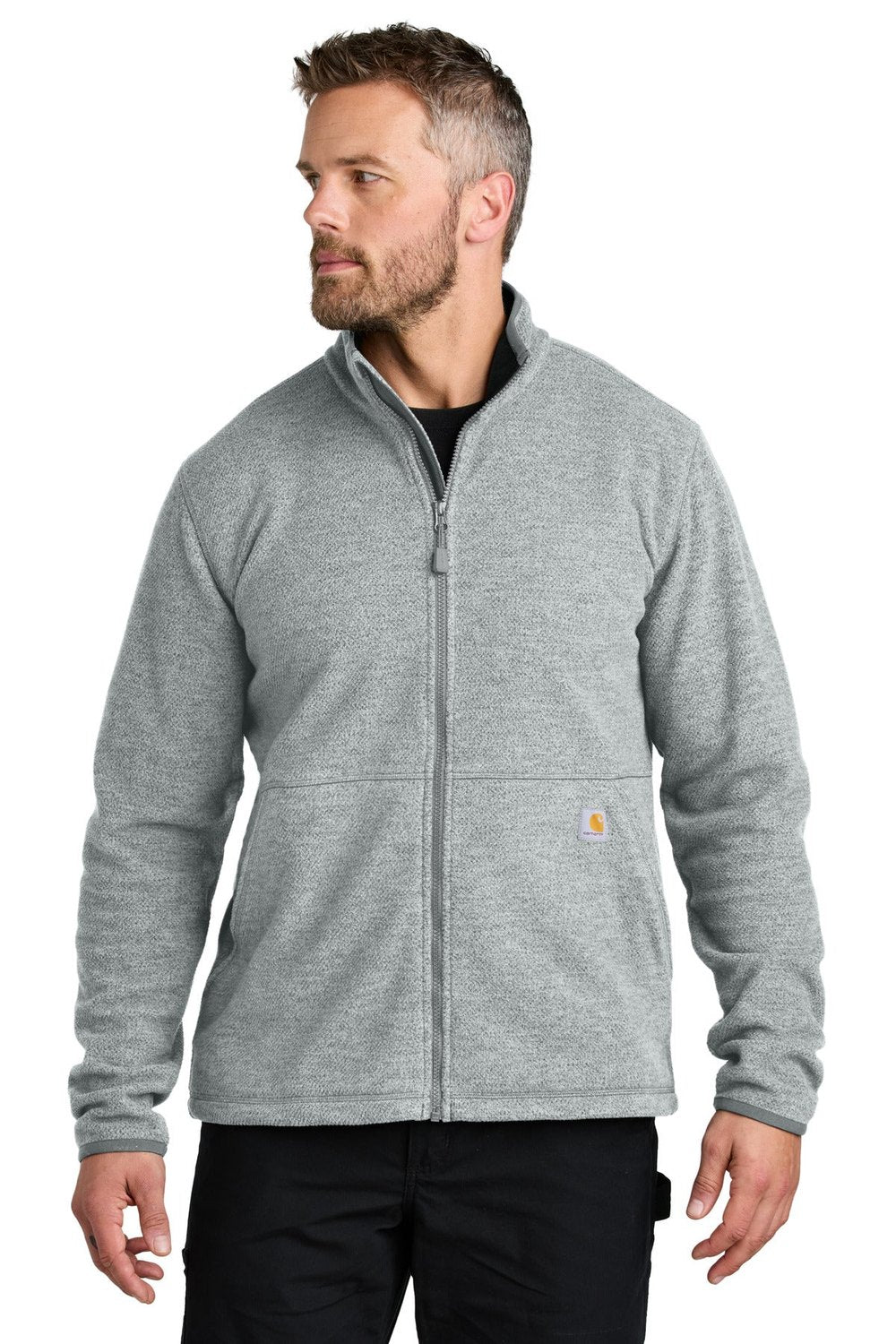 Carhartt Men's Textured Full-Zip Fleece Jacket CT106416 Corporate Apparel Jackets & Vests