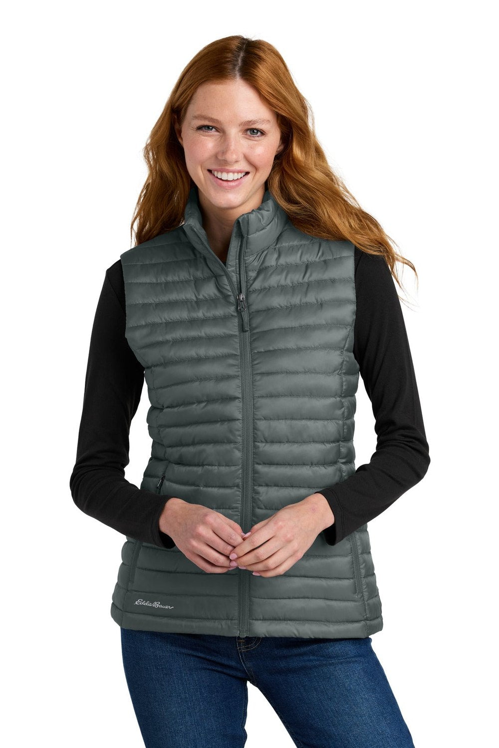 Eddie Bauer Women's Packable Quilted Vest EB517 Corporate Apparel Jackets & Vests
