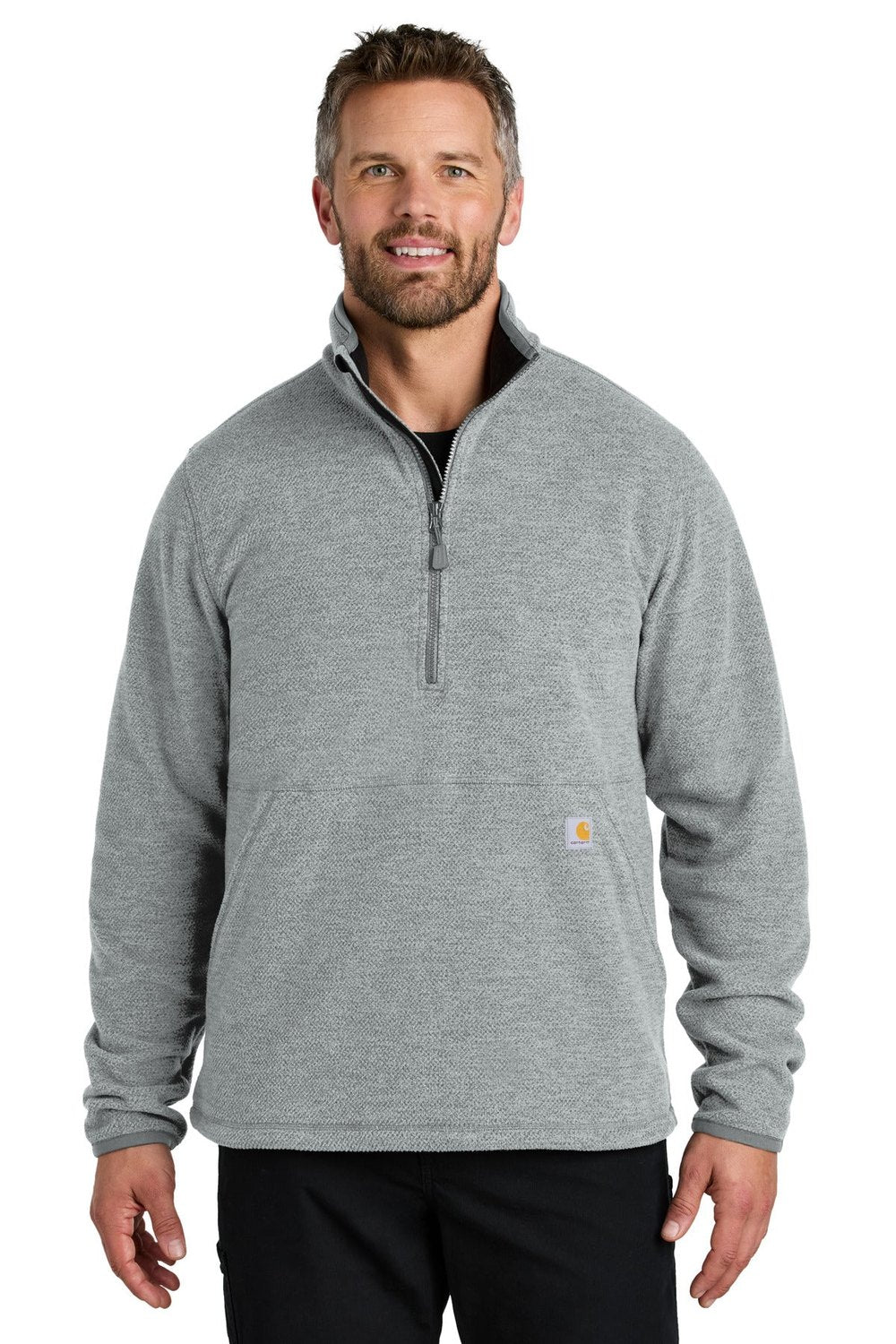 Carhartt Men's Textured 1/2-Zip Fleece Jacket CT106417 Corporate Apparel Jackets & Vests