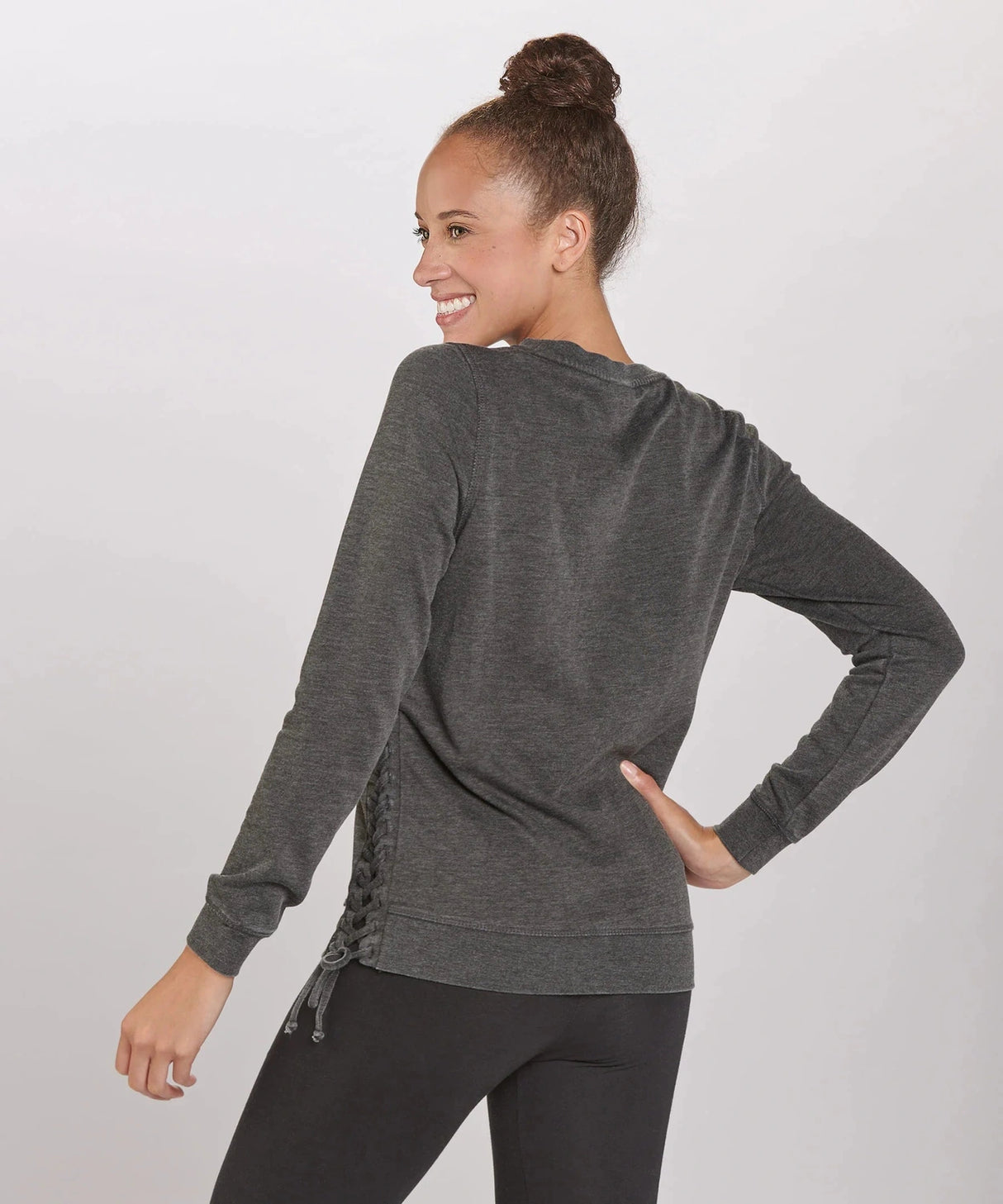 Boxercraft Women's Rally Lace-Up Sweatshirt Womens Apparel Sweatshirts & Fleece