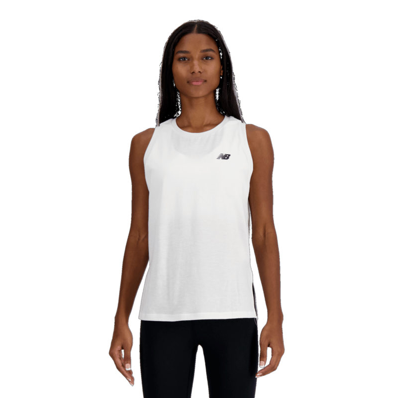 New Balance Women's Sport Essentials Heather Tech Tank Womens Apparel Shirts & Tops
