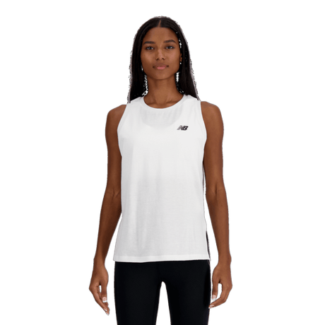 New Balance Women's Sport Essentials Heather Tech Tank Womens Apparel Shirts & Tops