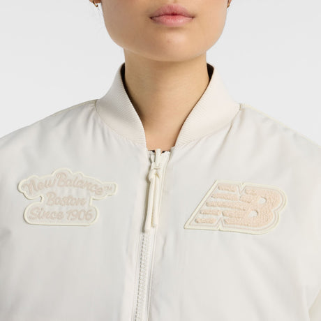 New Balance Women's NB X Lunar New Year Woven Bomber Jacket Womens Apparel Jackets & Vests