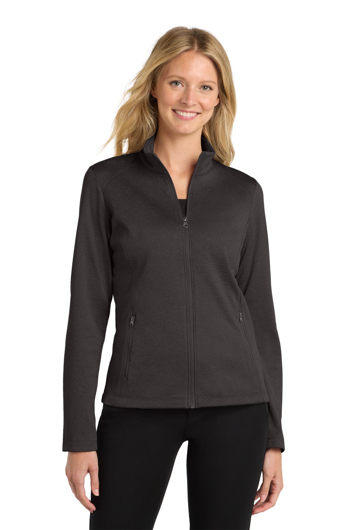 Port Authority Women's Diamond Heather Fleece Full-Zip Jacket L249