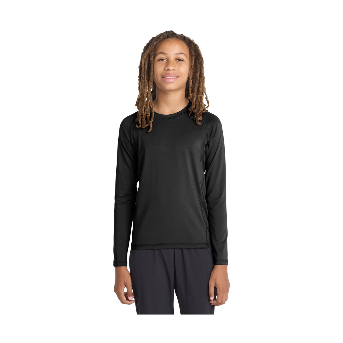 Sport-Tek Youth Long Sleeve Rashguard Tee