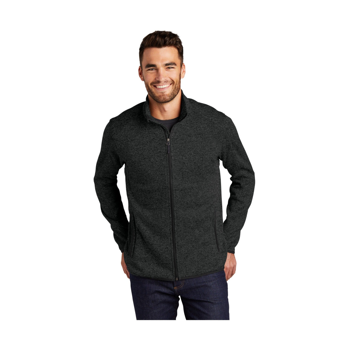 Port Authority Men's Sweater Fleece Jacket