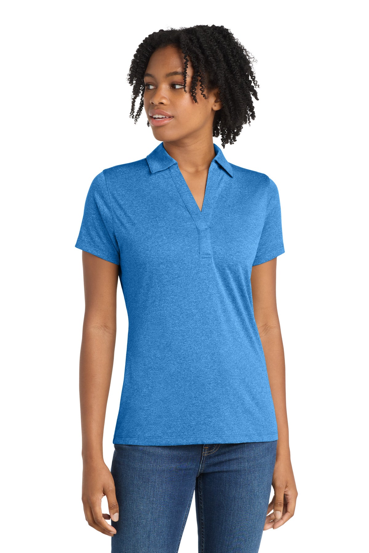 Sport-Tek Women's Heather Contender Polo