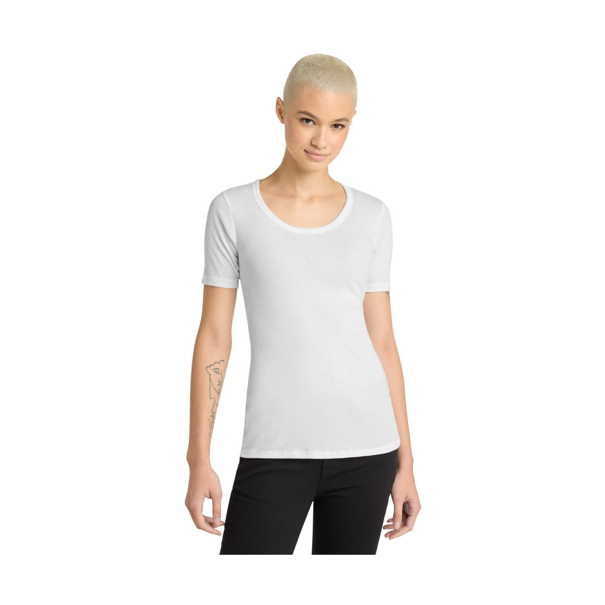 District Women's V.I.T. Rib Scoop Neck Tee DT6020