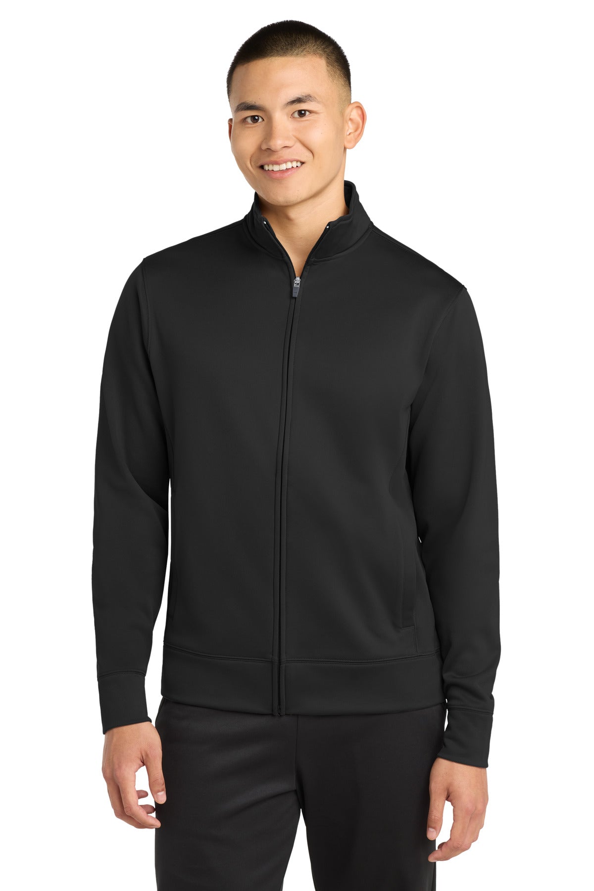 Sport-Tek Men's Sport-Wick Fleece Full-Zip Jacket
