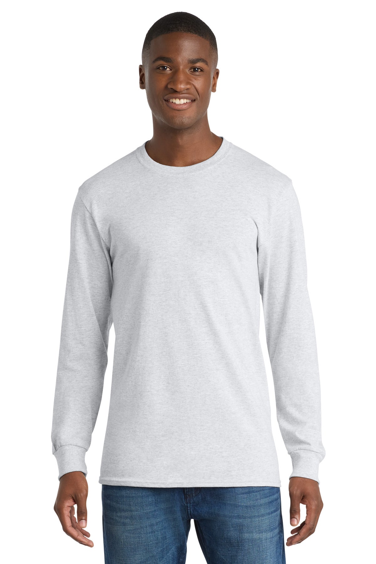 Port & Co Men's Long Sleeve Core Cotton Tee
