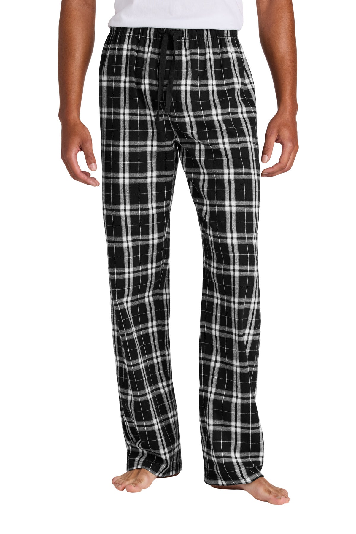 District Men's Flannel Plaid Pant