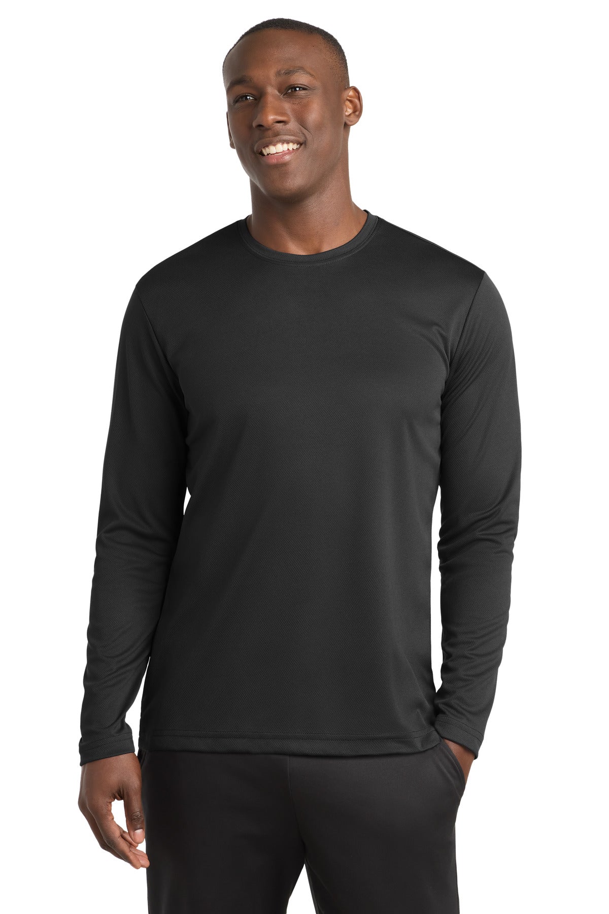 Sport-Tek Men's PosiCharge RacerMesh Long Sleeve Tee