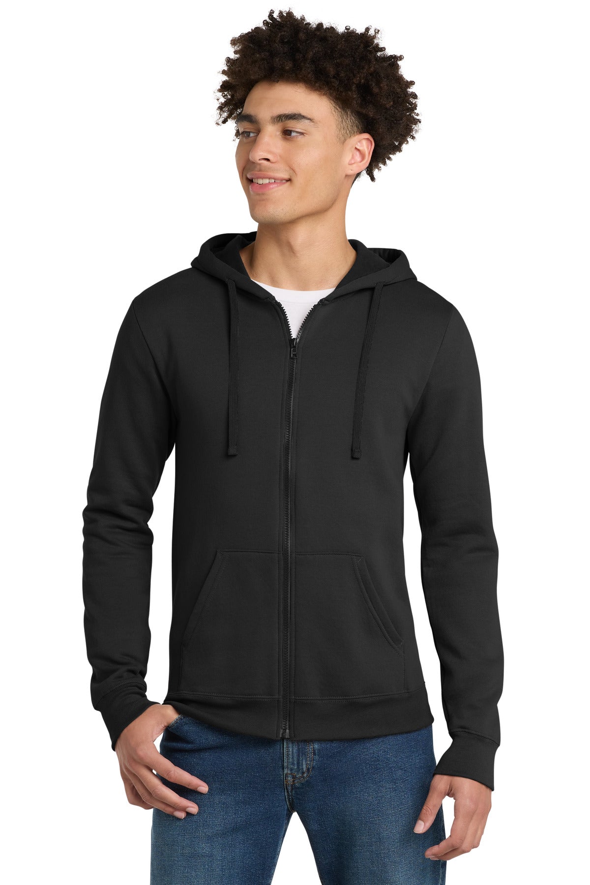 District Men's The Concert Fleece Full-Zip Hoodie