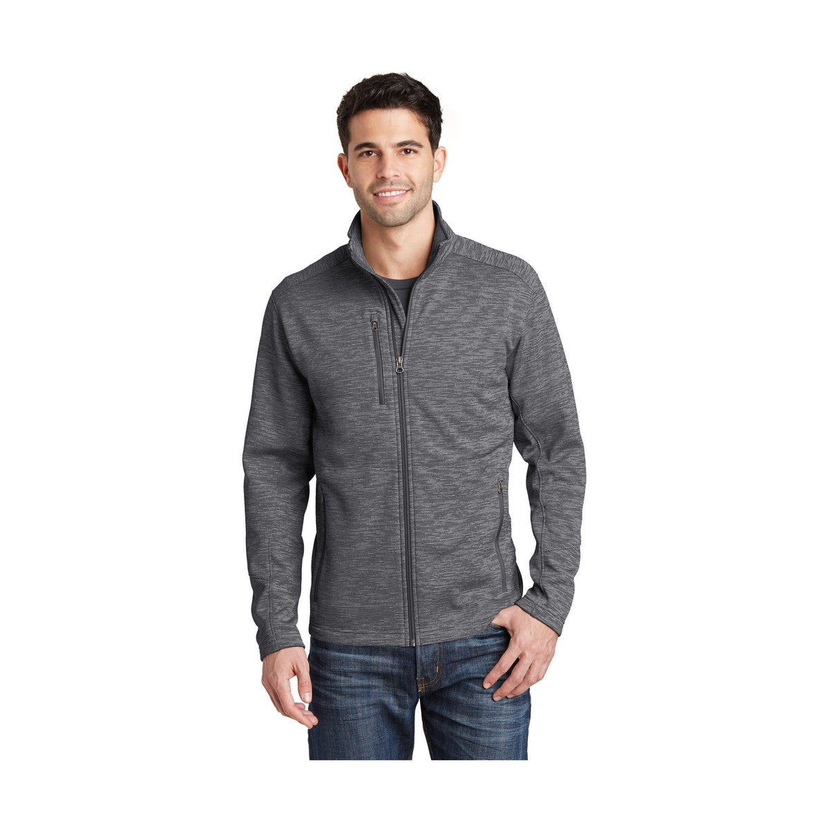 Port Authority Men's Digi Stripe Fleece Jacket