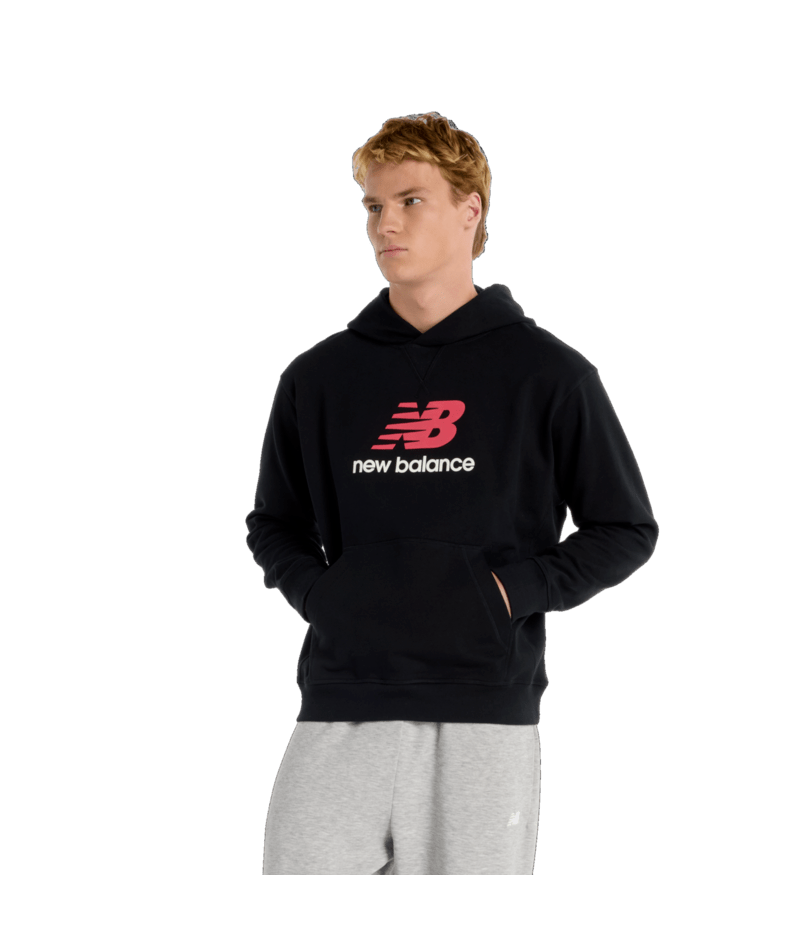 New Balance Men's Athletics French Terry Logo Hoodie Mens Apparel Sweatshirts & Fleece