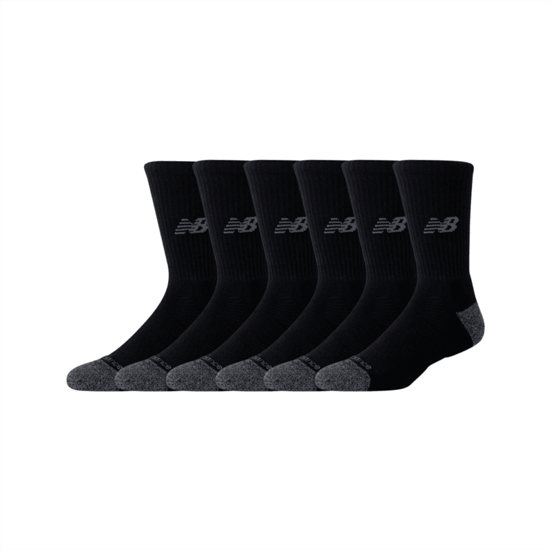 New Balance Active Crew Socks 6 Pack Unisex Accessories Socks