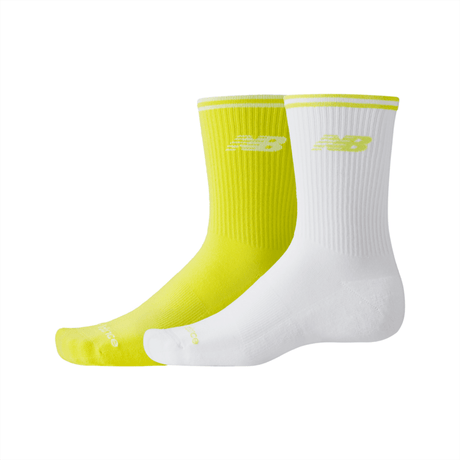 New Balance Running Stripe Midcalf Socks 2 Pack Unisex Accessories Socks