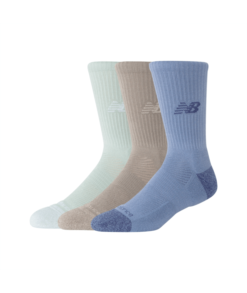 New Balance Active Crew Socks 3 Pack Unisex Accessories Socks