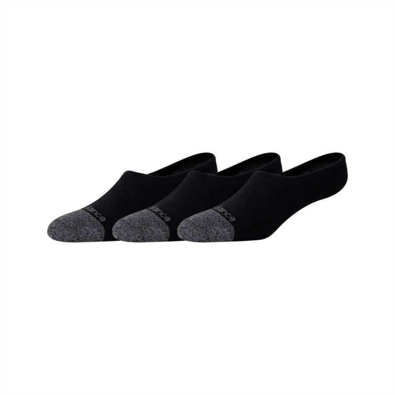 New Balance Active Invisible Socks 3 Pack Unisex Accessories Socks