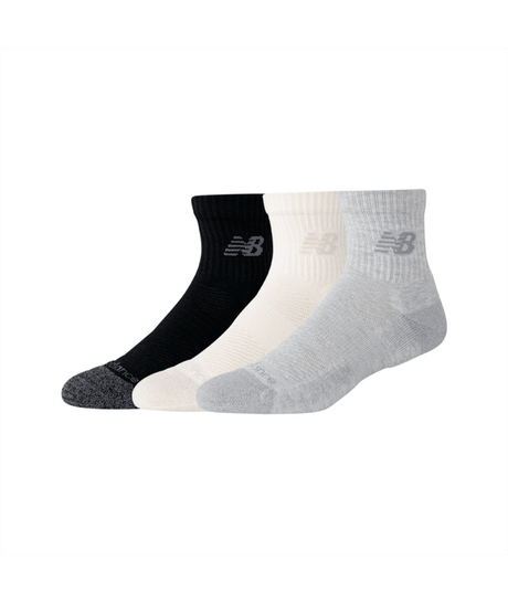 New Balance Active Quarter Socks 3 Pack Unisex Accessories Socks