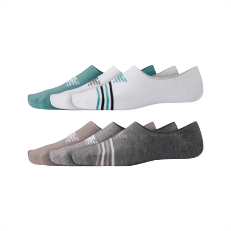 New Balance Ultra Low No Show Socks 6 Pack Unisex Accessories Socks