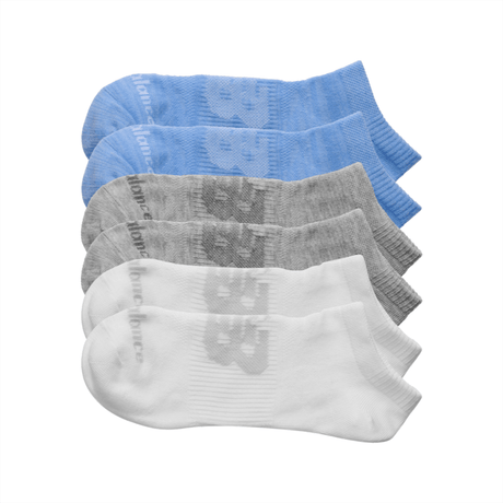 New Balance Flat Knit No Show Socks 6 Pack Unisex Accessories Socks